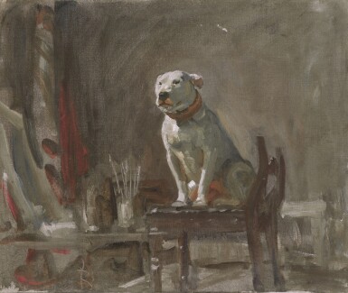 A bull-terrier named Weller