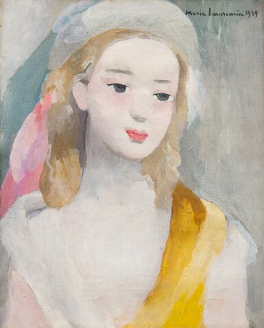 Jeune fille à l'écharpe jaune