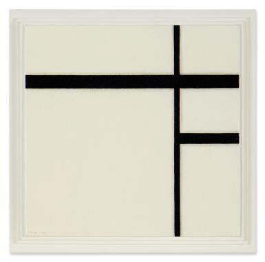 Piet Mondrian, "Composition in White and Black II," 1930