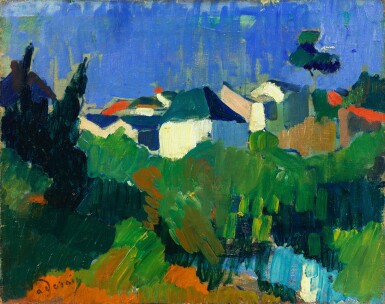 Maison dans la verdure