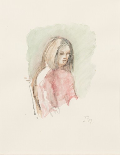 Balthus 巴爾蒂斯 | Portrait de Frédérique 弗雷德里克的肖像