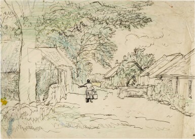 Cottages and Figures