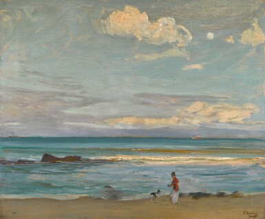 Evening, Coast of Spain from Tangier