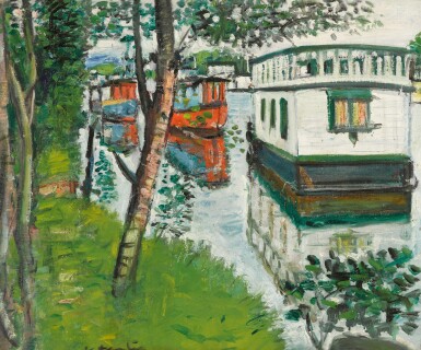 George Leslie Hunter, House Boats, Loch Lomond