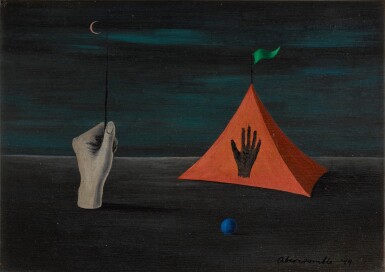 Hand and Tent