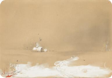 Winter Landscape with Farmstead