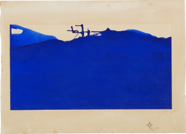 Untitled (Blue Monochrome)
