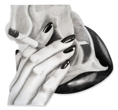 Tom Wesselman, Drawing from Smoker #9