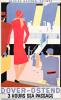 LEO MARFURT (1894-1977).  BELGIAN NATIONAL RAILWAY / DOVER - OSTEND. 1932. 40x25½ inches, 101½x64¾ cm. Les Creations Publicitaires, Bru