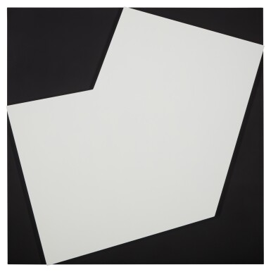 White Relief Over Black