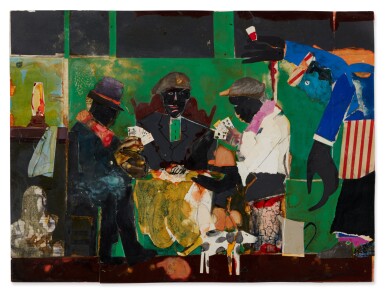 Romare Bearden, The Cardplayers