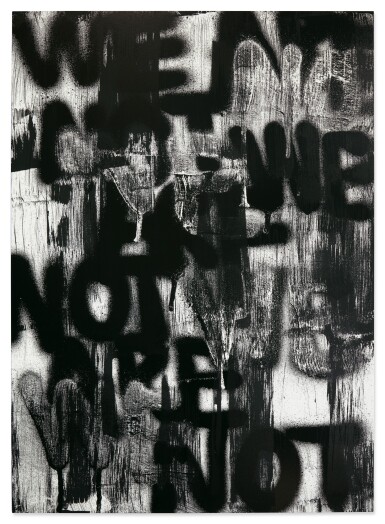 Adam Pendleton, Untitled (WE ARE NOT) 
