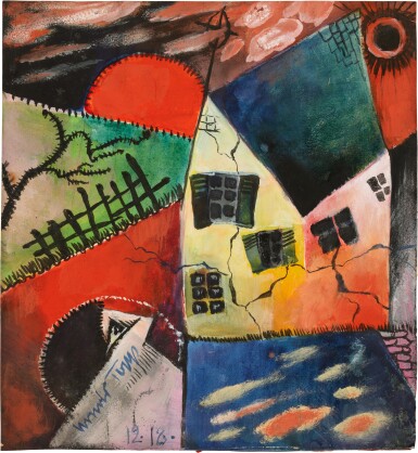 Haus mit Windrose (House with Wind Rose) 