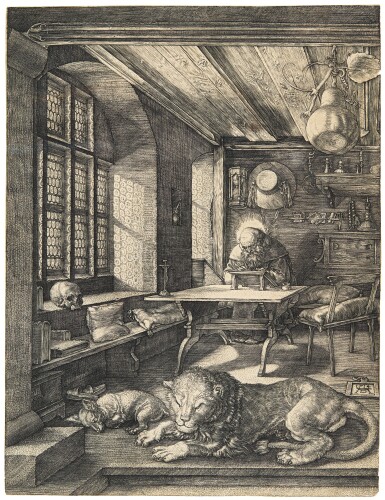 Saint Jerome in his Study