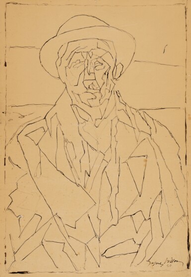 Étude en vue d'un auto-portrait