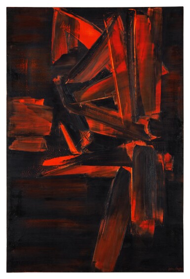 Pierre Soulages, Peinture 195 x 130 cm, 4 août 1961