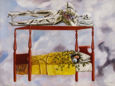 Frida Kahlo, El sueño (La cama)
