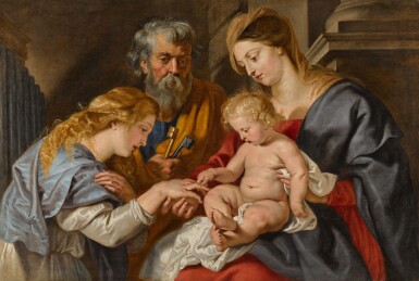 Sir Peter Paul Rubens, The Mystic Marriage of St Catherine