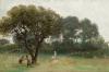 Swinging in a Foggy Morning, from Studio Door, Looking Seaward)