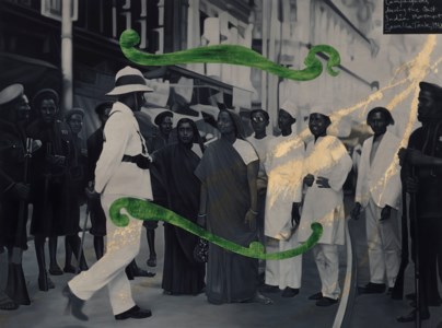 Campaigners during the Quit India Movement, Gowalia Tank - 1942