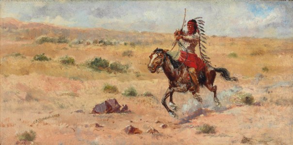 Indian Riding at Full Gallup