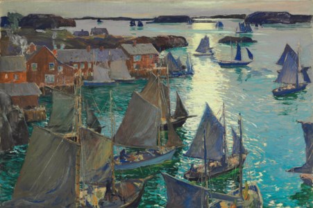 Anchored Boats