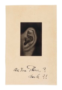 Rebecca's Ear, 1922