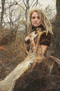 Untitled; Priscilla with vines