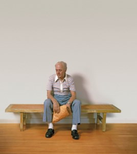 Man on a bench