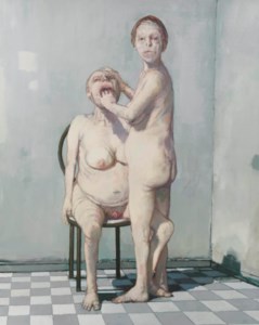Femme mettant sa main dans la bouche d'un autre