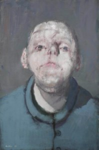 Portrait en veste bleu