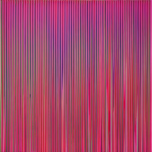 Poured Lines: Light Violet, Green, Blue, Red, Violet