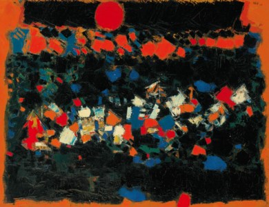 Syed Haider Raza, Red Sun and Black Clouds