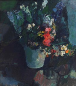 A still life with flowers