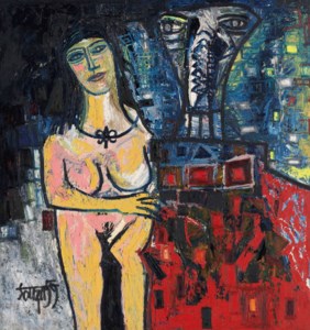 Francis Newton Souza, Man and Woman