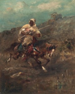 An Arab horseman