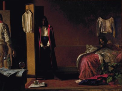 Woman in a Red Coat