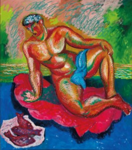 Boy with Red Fish