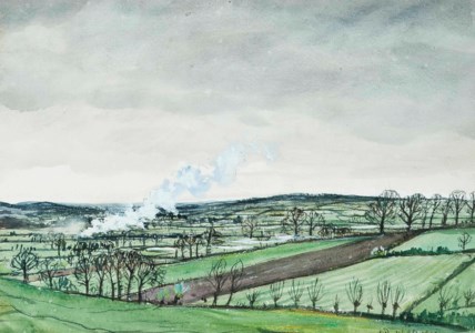Distant Steam Train