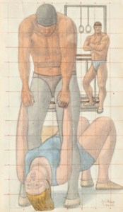 Study for 'The Acrobats'