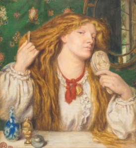Dante Gabriel Rossetti, A woman combing her hair; Fanny Cornforth