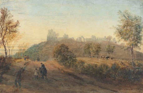 Dudley Castle from the Birmingham road