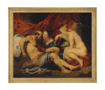 Sir Peter Paul Rubens, Lot and his Daughters