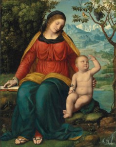 Bernardino Luini, Madonna of the Grapevine