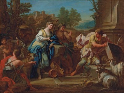 Jacob and Rachel at the well