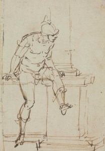 A seated warrior