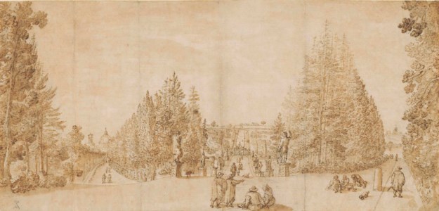 A view of the Boboli Gardens, Florence