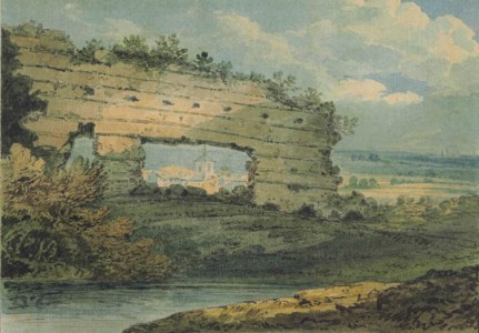 Roman Wall, Wroxeter, Shropshire
