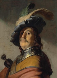Rembrandt van Rijn, A man in a gorget and cap