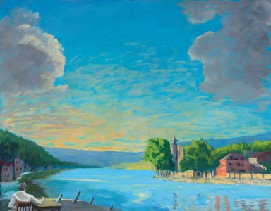 Scene on the River Meuse at Dinant